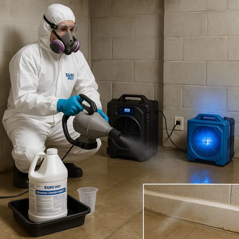 Sanitization and Odor Removal process in Honesdale, PA